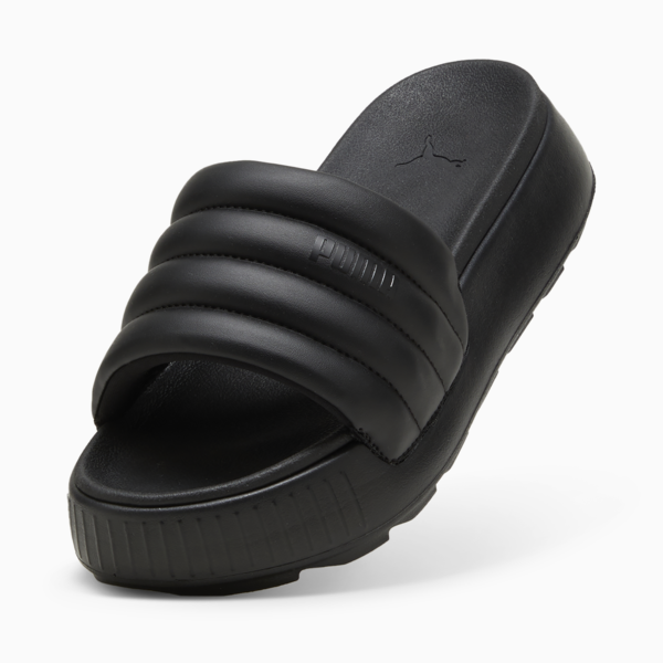 Sandalias acolchadas Karmen para mujer, PUMA Black-PUMA Black, large-MEX