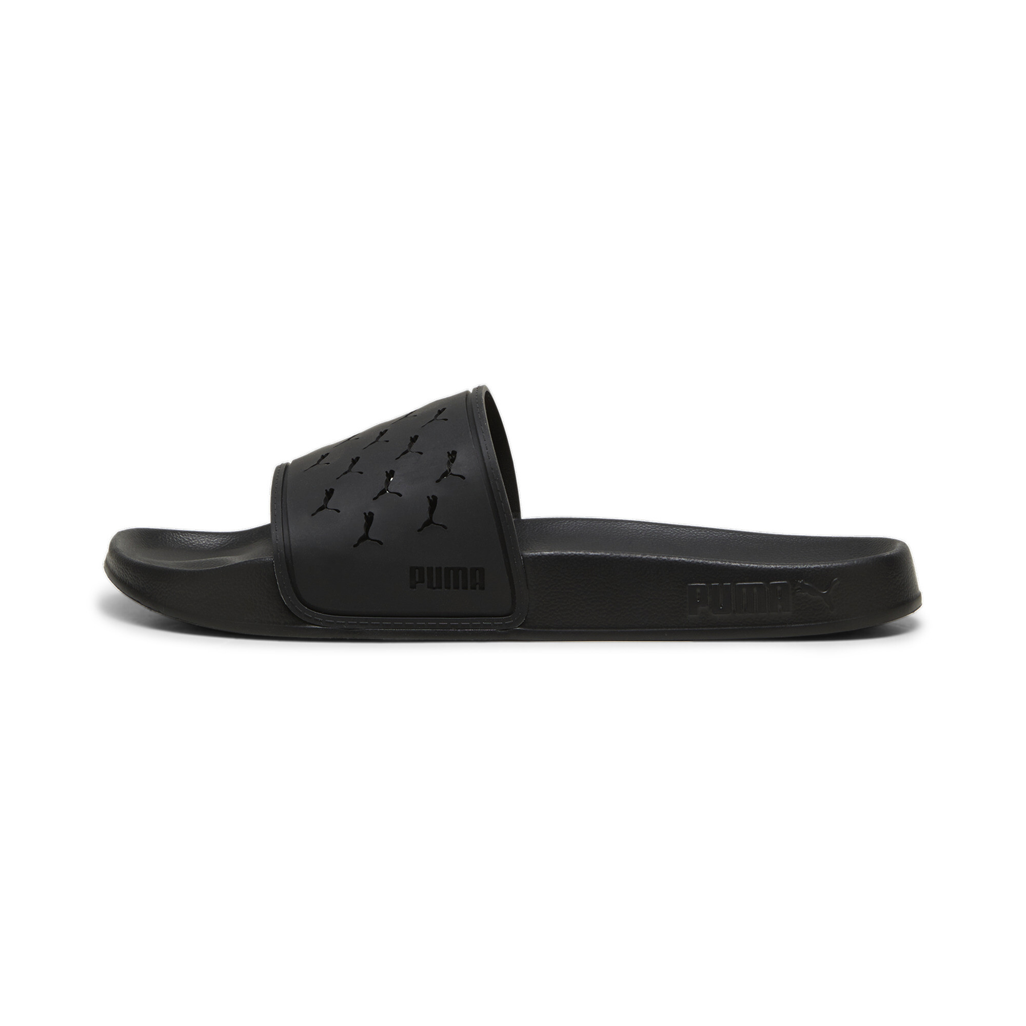 PUMA Leadcat 2.0 Cut Out Unisex Sandals In Black, Size EU 40.5