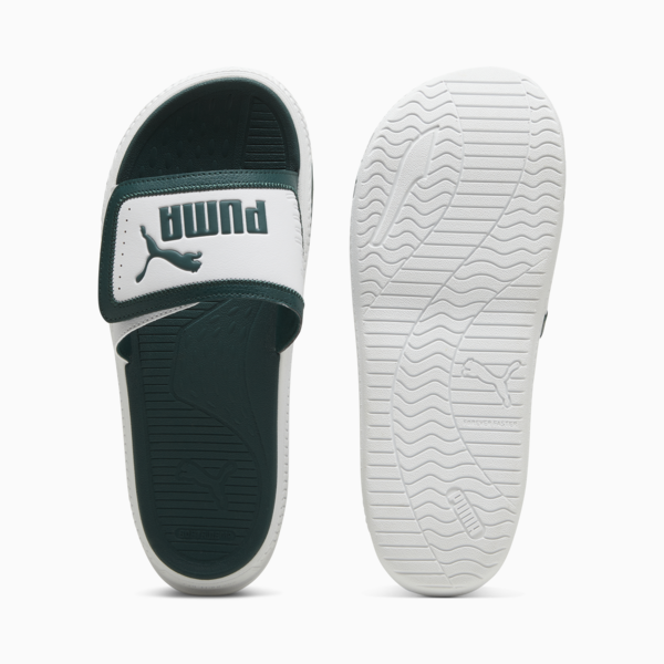 SoftridePro 24 V Slides, PUMA White-Dark Myrtle, swatch-ZAF