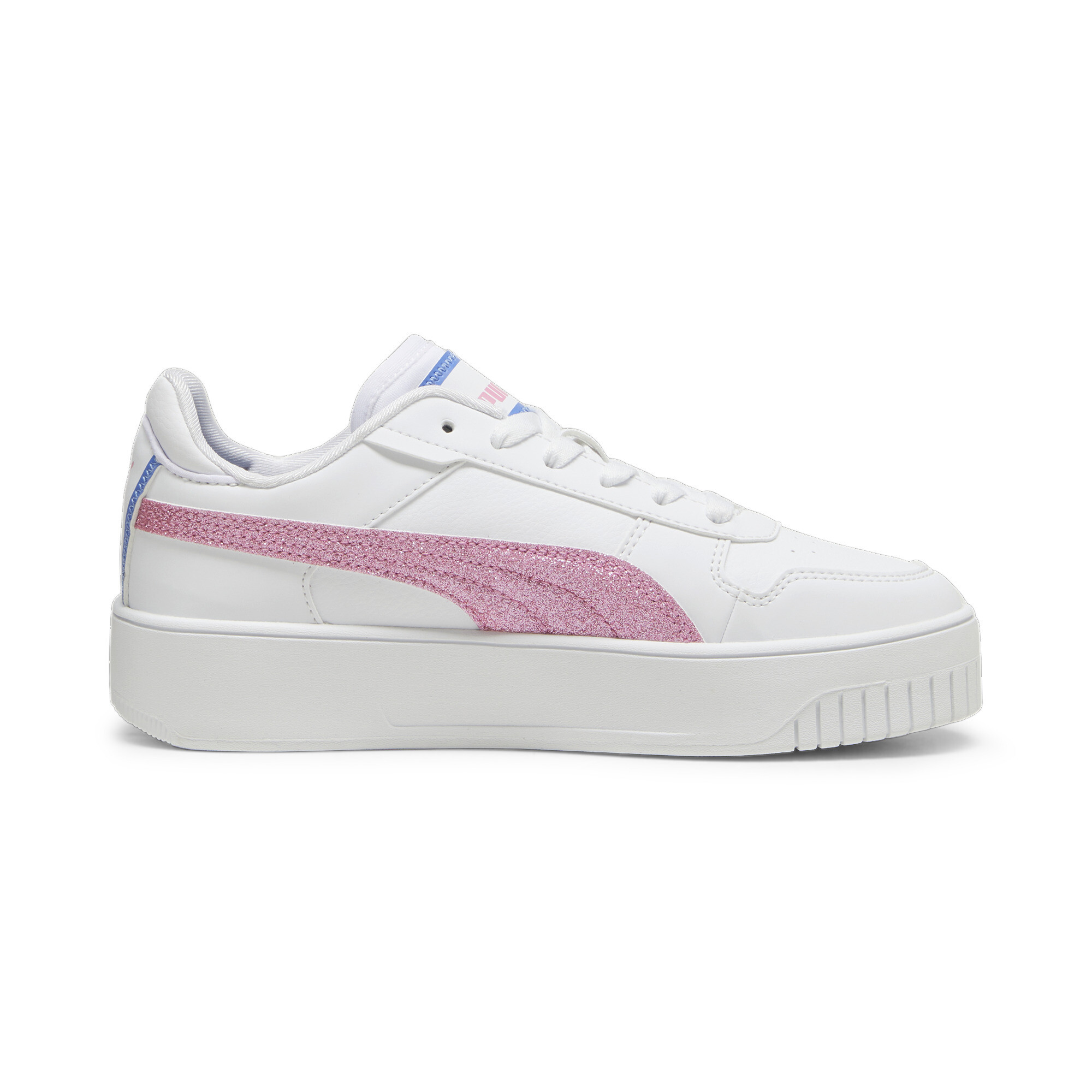 Women's Puma Carina Street Deep Dive Youth Sneakers, White, Size 35.5, Shoes