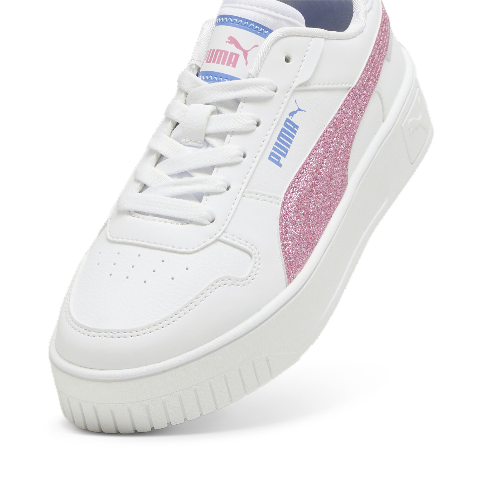 Women's Puma Carina Street Deep Dive Youth Sneakers, White, Size 35.5, Shoes