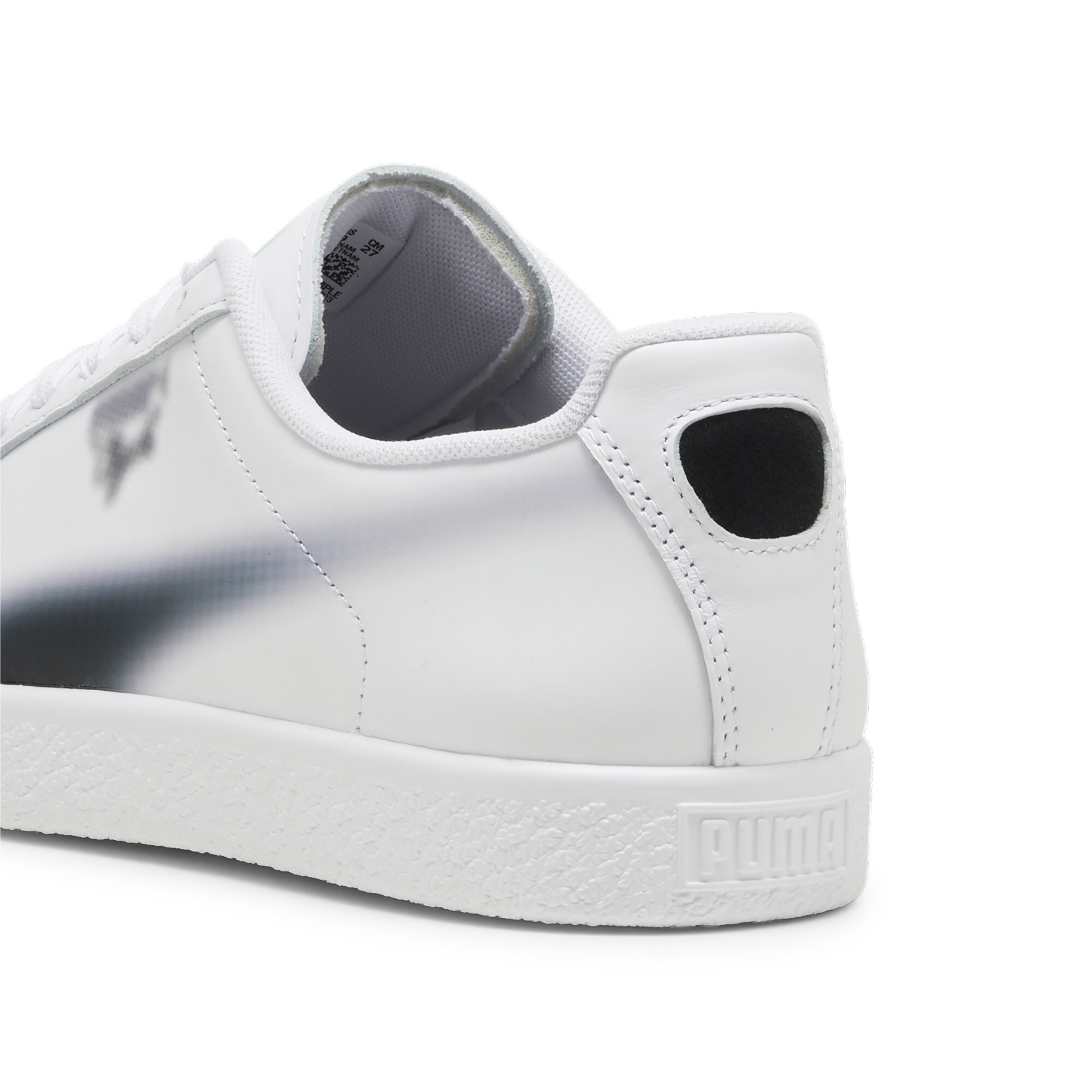 Puma Clyde SKRT SKRT Sneakers, White, Size 38.5, Shoes