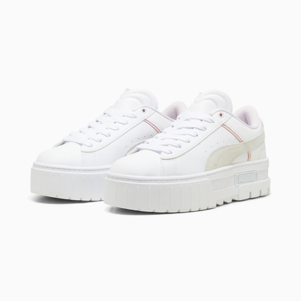 Mayze Queen of Hearts Women's Sneakers, PUMA White, large-ZAF