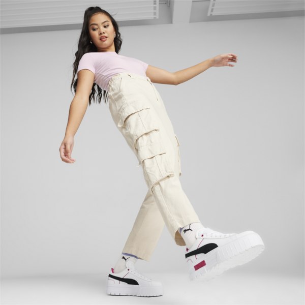 Zapatillas para mujer Mayze Queen of Hearts, PUMA White-PUMA Black, large-ARG