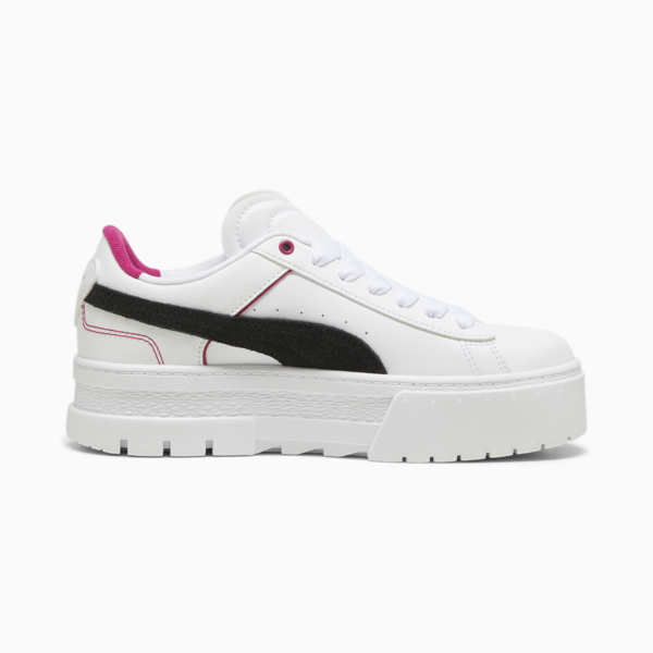 Mayze Queen of Hearts Women's Sneakers, PUMA White-PUMA Black, large-ZAF