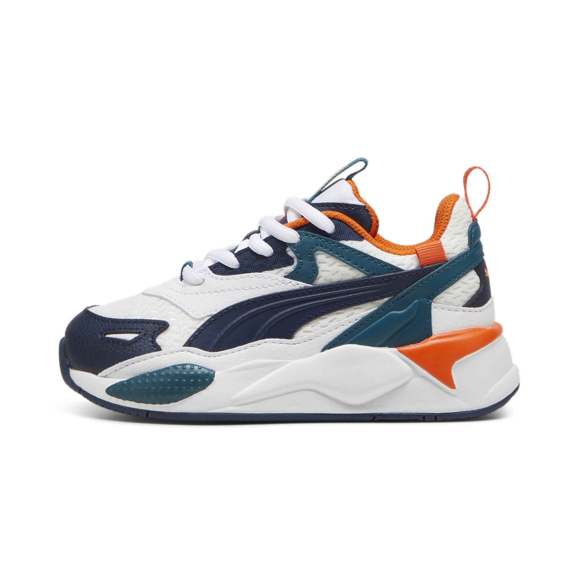 Puma RS-X Efekt Sneakers Kinder Schuhe | White/Club Navy | Größe: 32