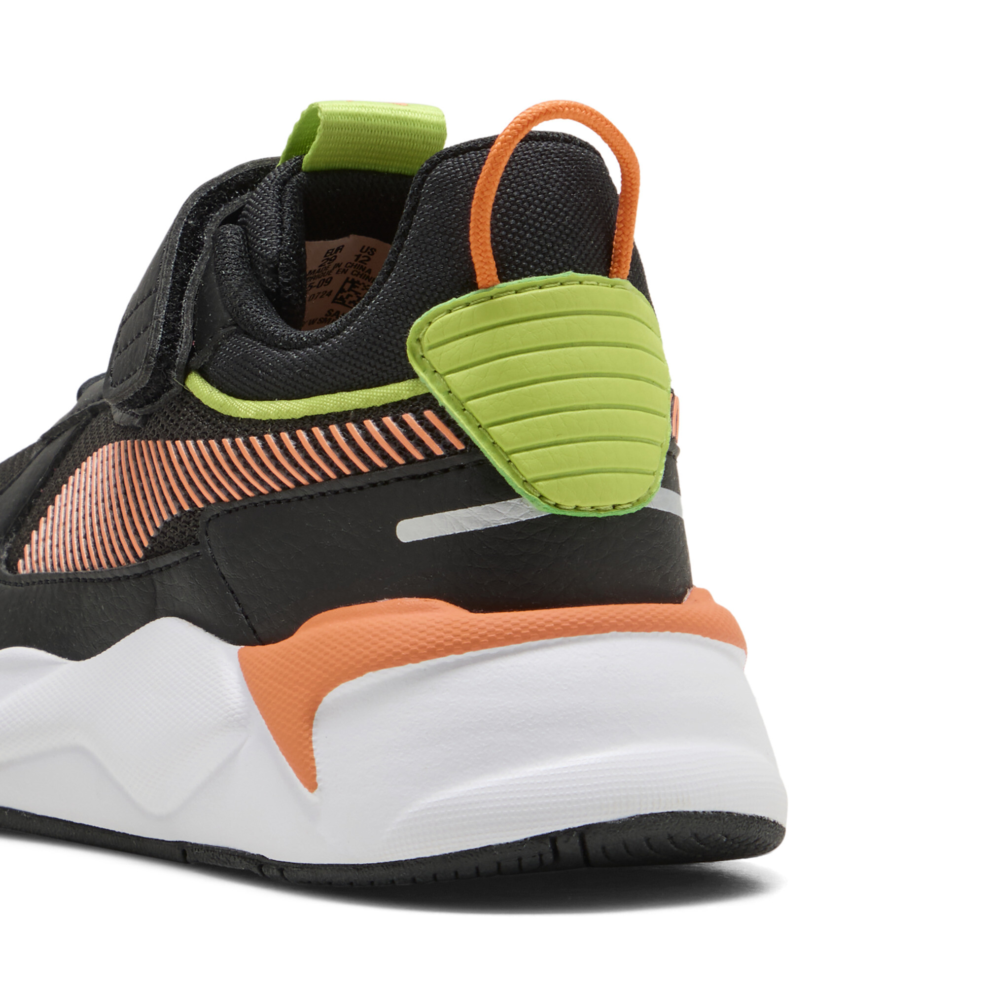 PUMA RS-X sneakers, Zwart/Oranje, Maat 29 thumbnail 5