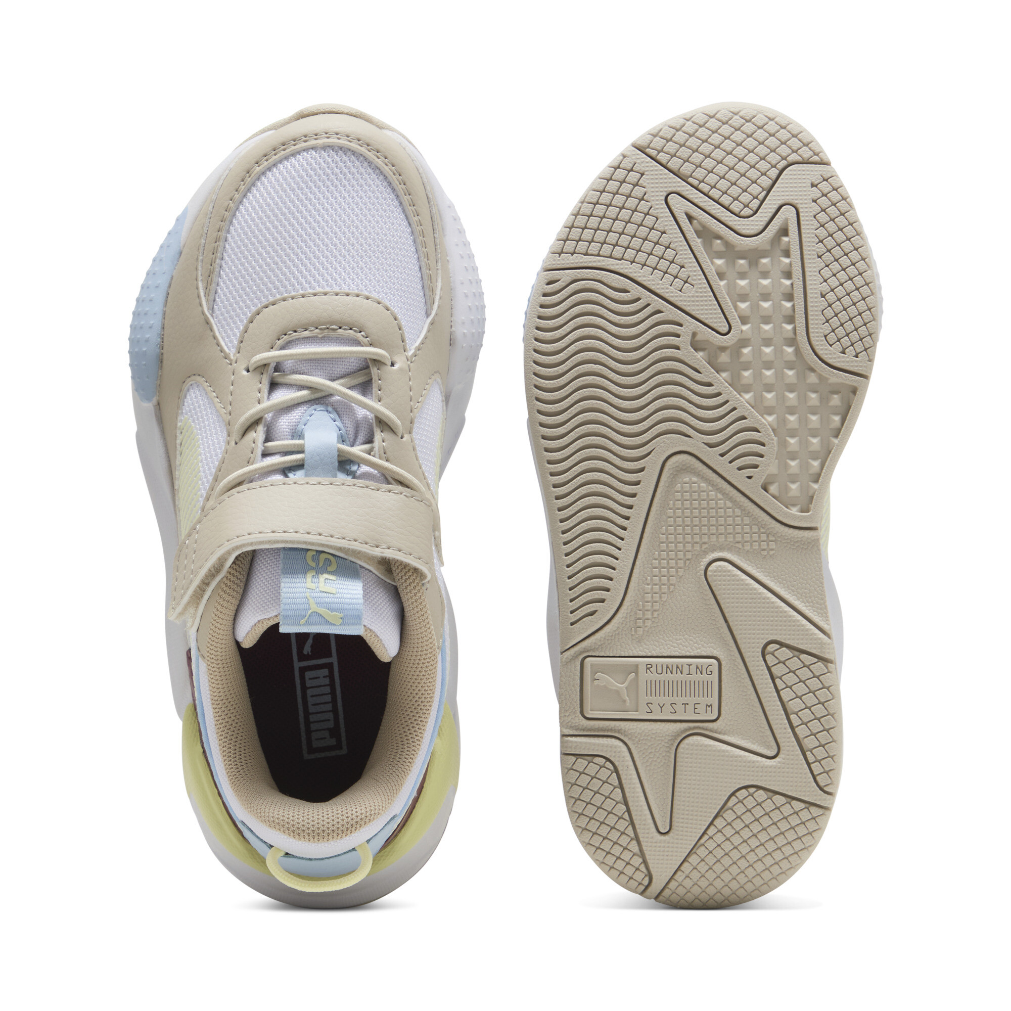 PUMA RS-X sneakers, Wit/Goud, Maat 30 thumbnail 4