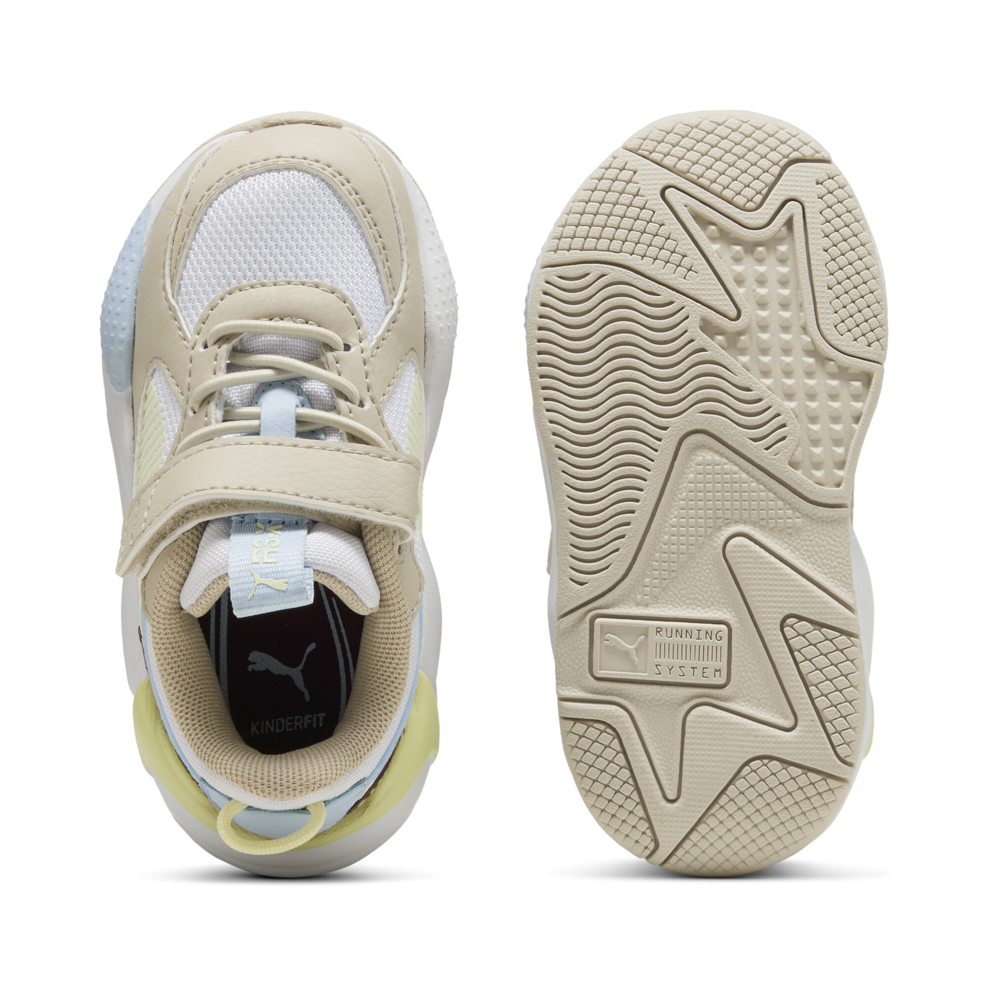 PUMA RS-X sneakers, Wit/Goud, Maat 22 thumbnail 4