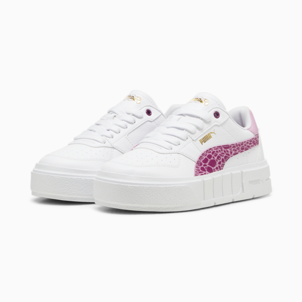 PUMA Cali Court Animal Youth Sneakers, PUMA White-Magenta Gleam, large-MEX