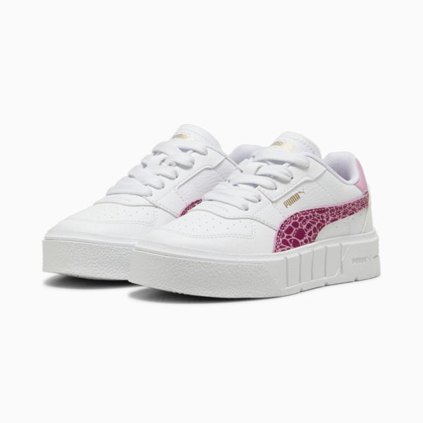 PUMA Cali Court Animal Kids' Sneakers, PUMA White-Magenta Gleam, large-MEX