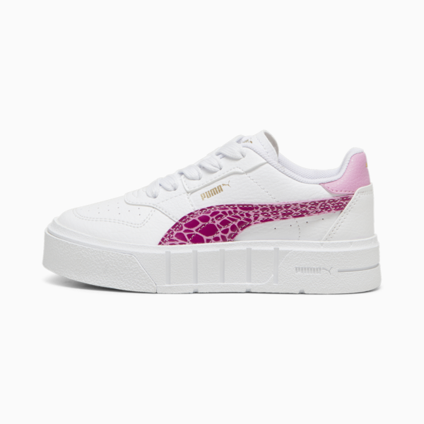 PUMA Cali Court Animal Kids' Sneakers, PUMA White-Magenta Gleam, large-MEX