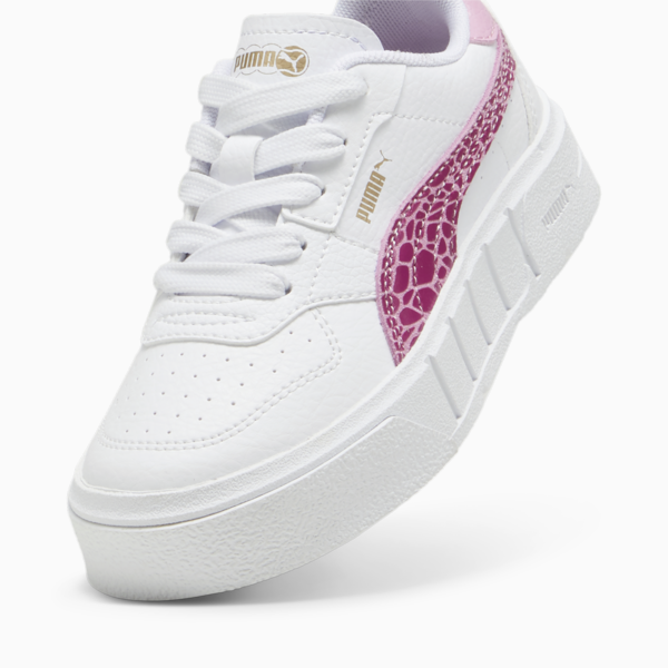 PUMA Cali Court Animal Kids' Sneakers, PUMA White-Magenta Gleam, large-MEX
