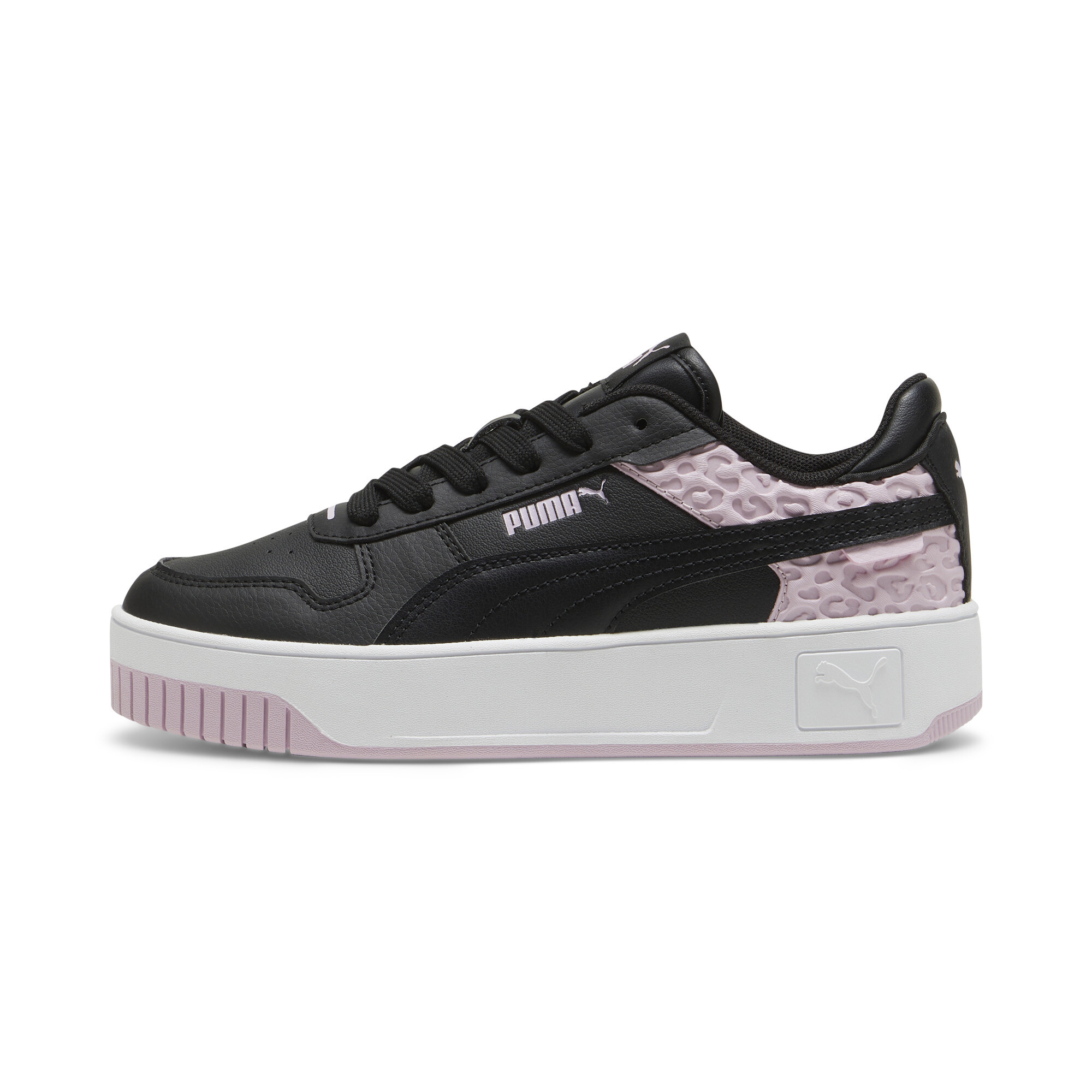 PUMA Carina Street Wild Jr Shoes in Black - 395587_02