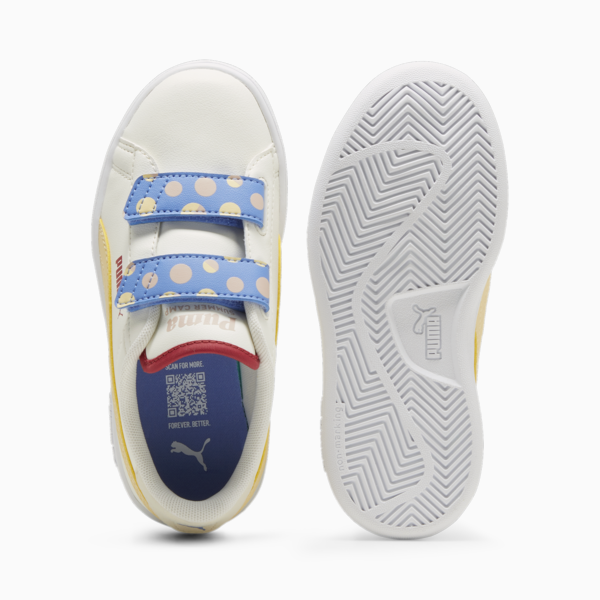 PUMA Smash 3.0 Summer Camp Kids' Sneakers, Warm White-Chamomile-PUMA White, large-ZAF