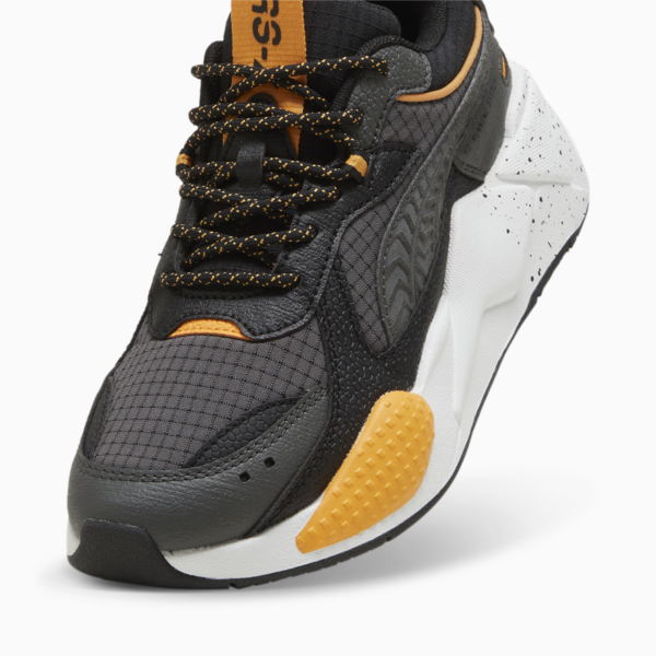 RS-X Cross-Country Biker Youth Sneakers, PUMA Black-Shadow Gray, large-ZAF