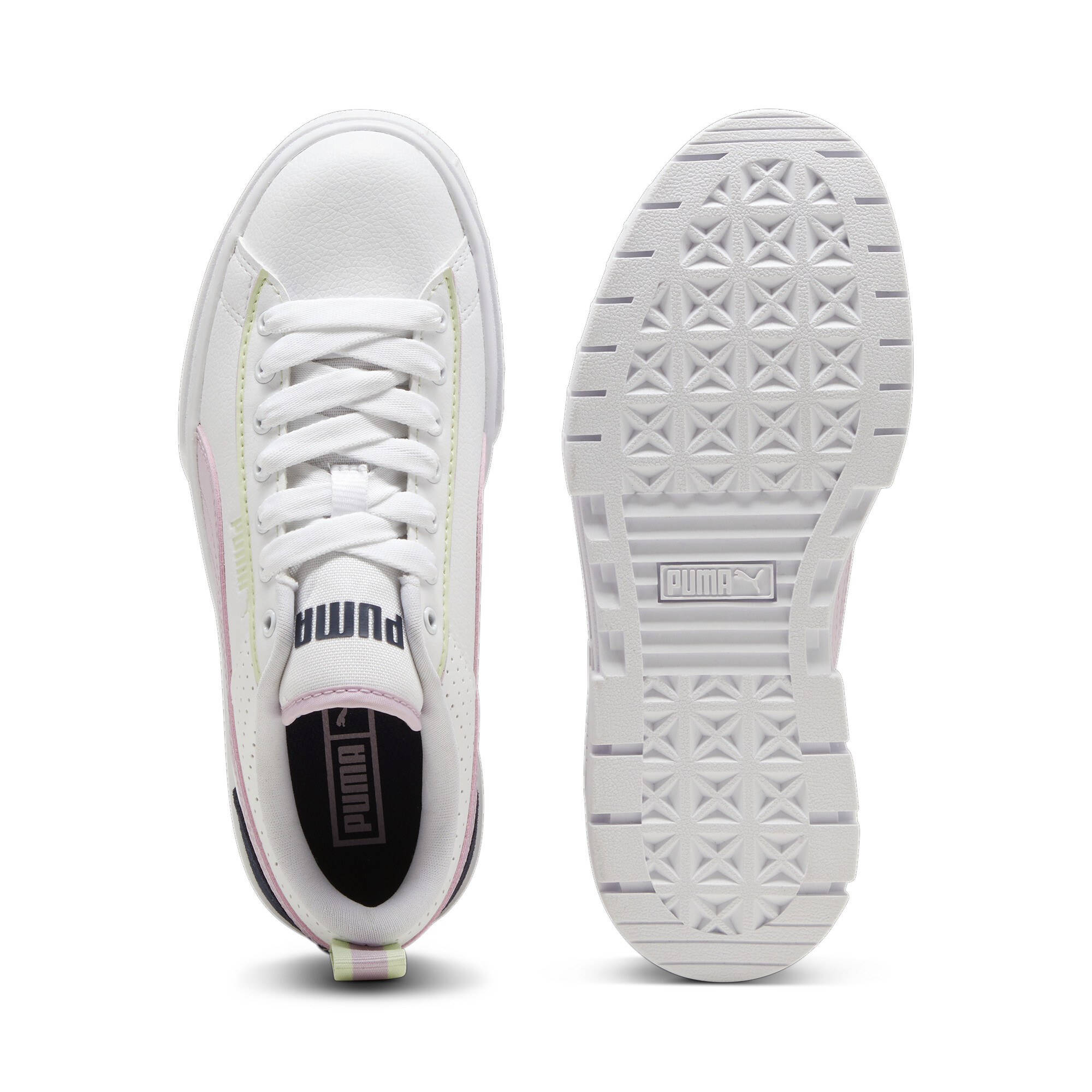 Women's Puma Mayze Match Point Youth Sneakers, White, Size 37.5, Shoes