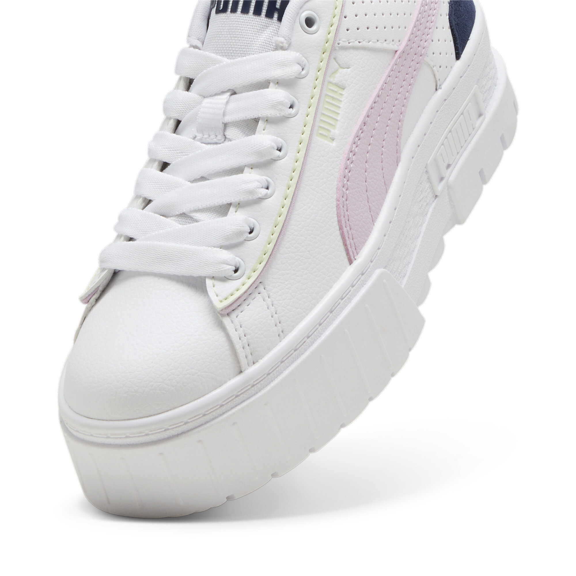 Women's Puma Mayze Match Point Youth Sneakers, White, Size 38.5, Shoes