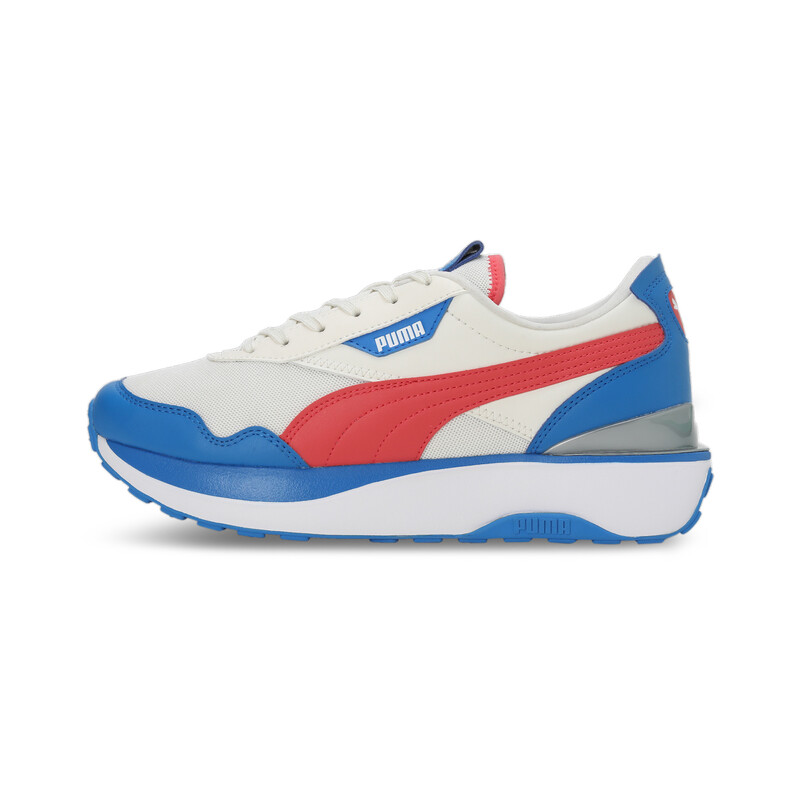 Women s PUMA Cruise Rider V1 Sneakers in White Black Blue size UK 6