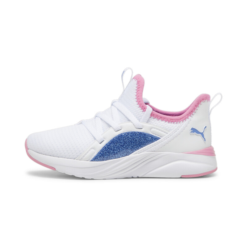 PUMA Soft Sophia 2 Deep Dive Kid's Shoes in White/Black/Pink size 9-Y