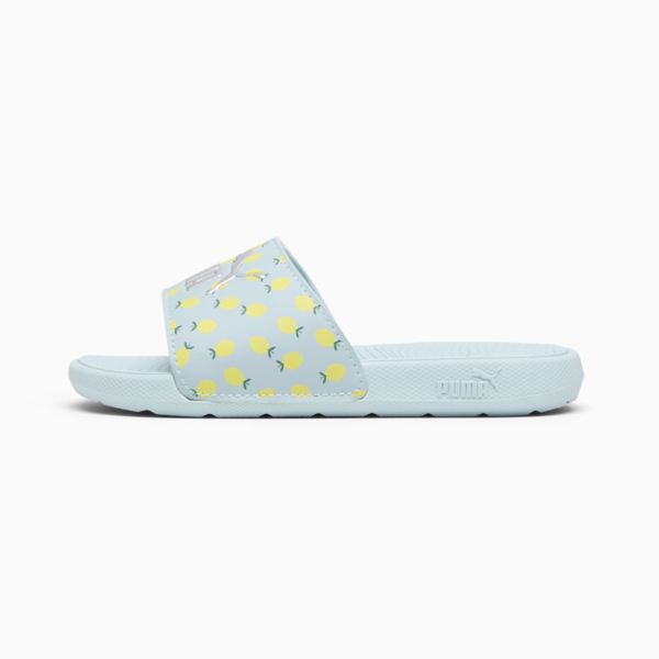 Sandalias Cool Cat 2.0 Lemon para niñas, Turquoise Surf-PUMA Silver-Lime Sheen-Vine, large-ARG