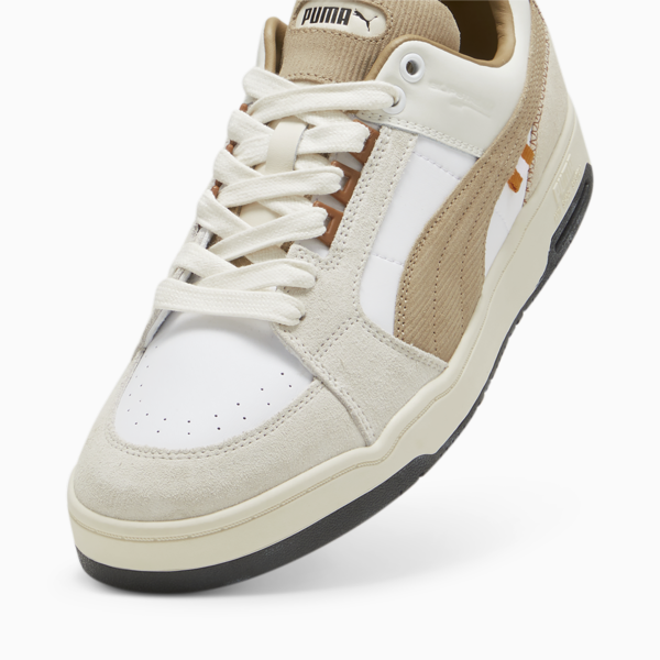 SlipstreamLo For the Fanbase Unisex Sneakers, PUMA White-Gray Fog, large-ZAF
