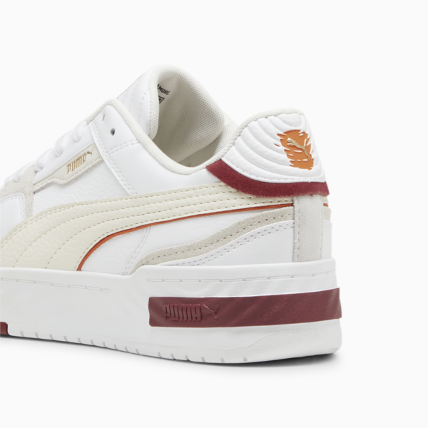 CA Pro Ripple Earth Sneakers, PUMA White-Frosted Ivory-Intense Red, large-ZAF