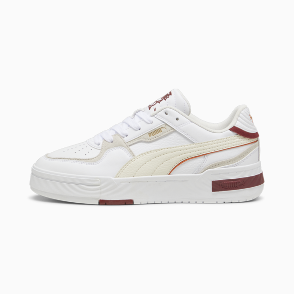 CA Pro Ripple Earth Sneakers, PUMA White-Frosted Ivory-Intense Red, large-ZAF