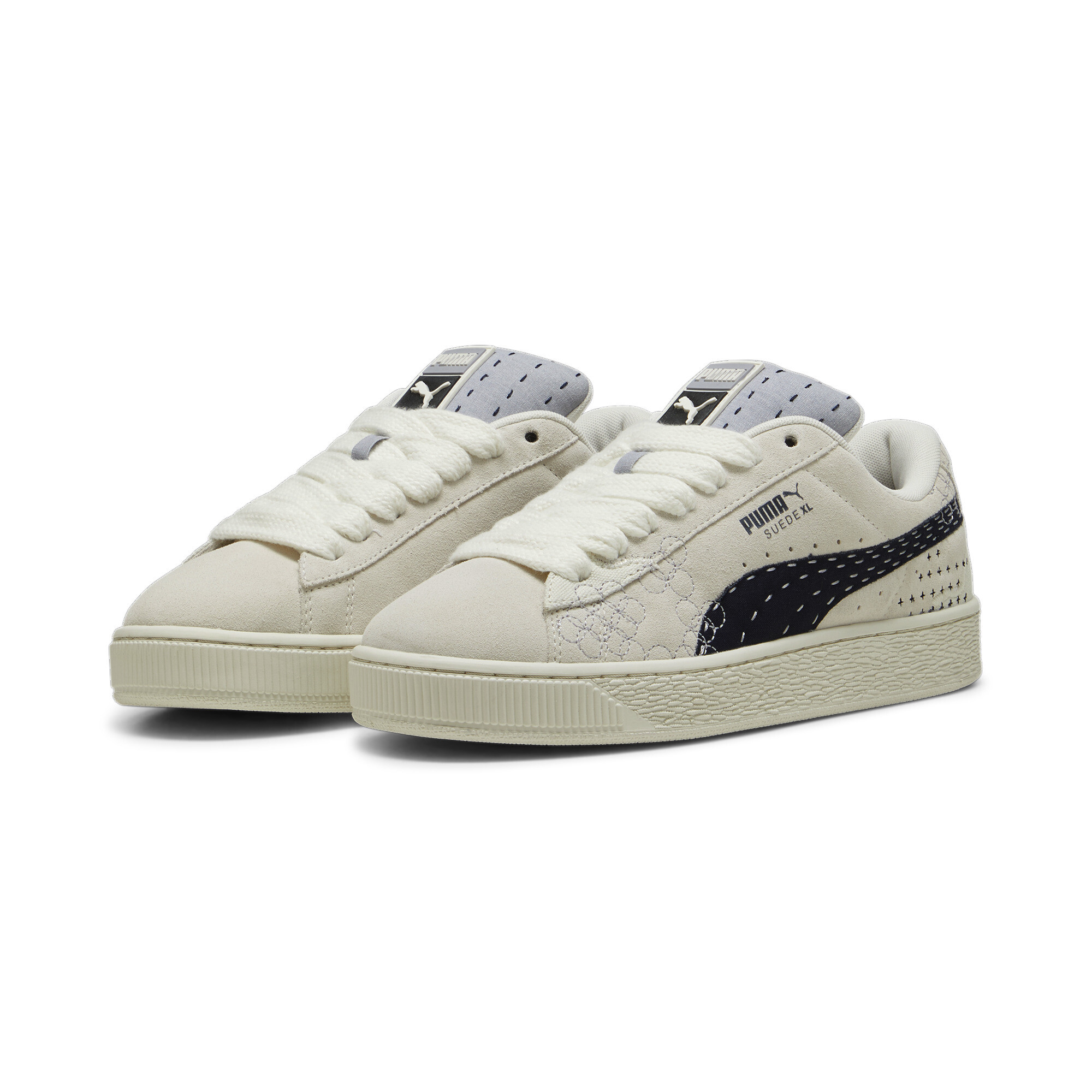 Puma Suede XL Skate Sneakers Unisex, White, Size 40.5, Shoes