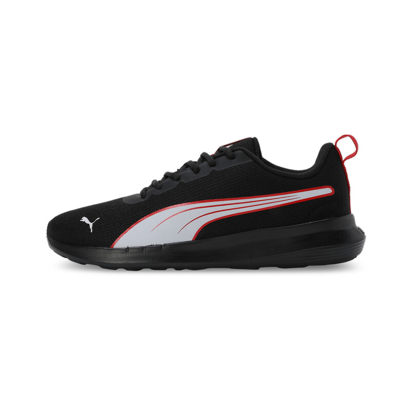 

Men's PUMA Rush Racer Sneakers, Black/red/gray