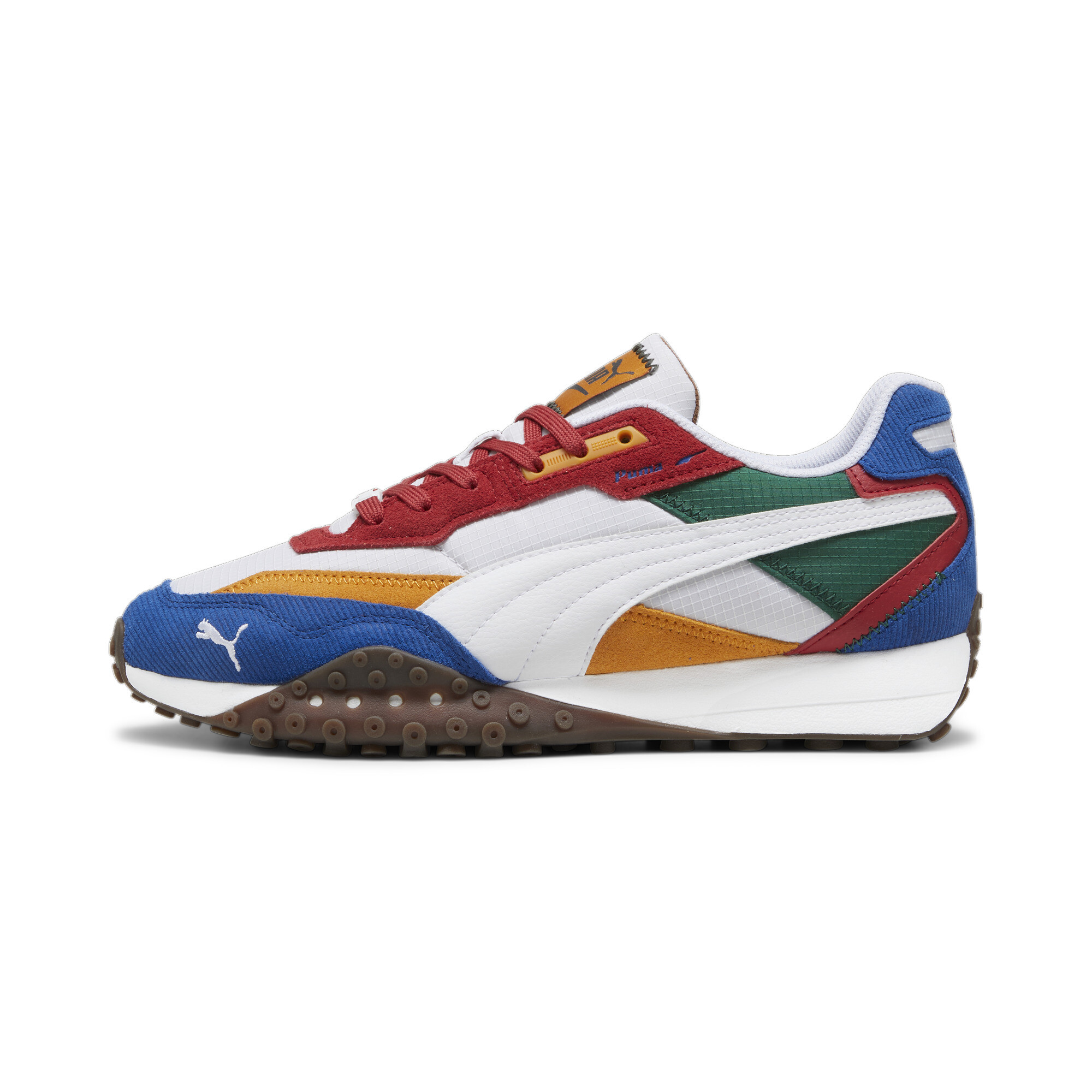 Puma Blktop Rider Multicolor Sneakers, White, Size 44, Shoes