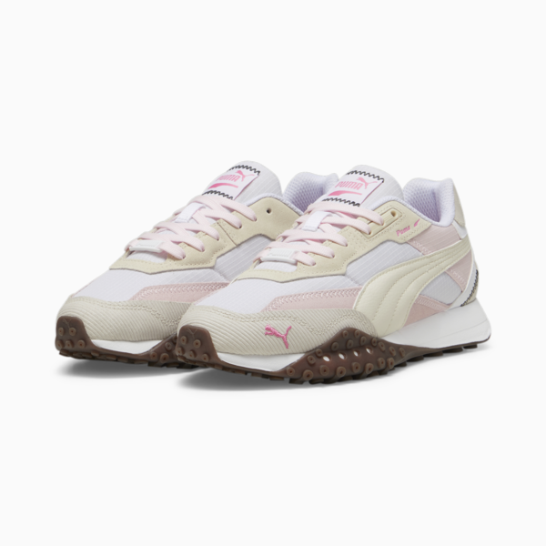 Blktop Rider Multicolor Sneakers, PUMA White-Whisp Of Pink, large-ZAF