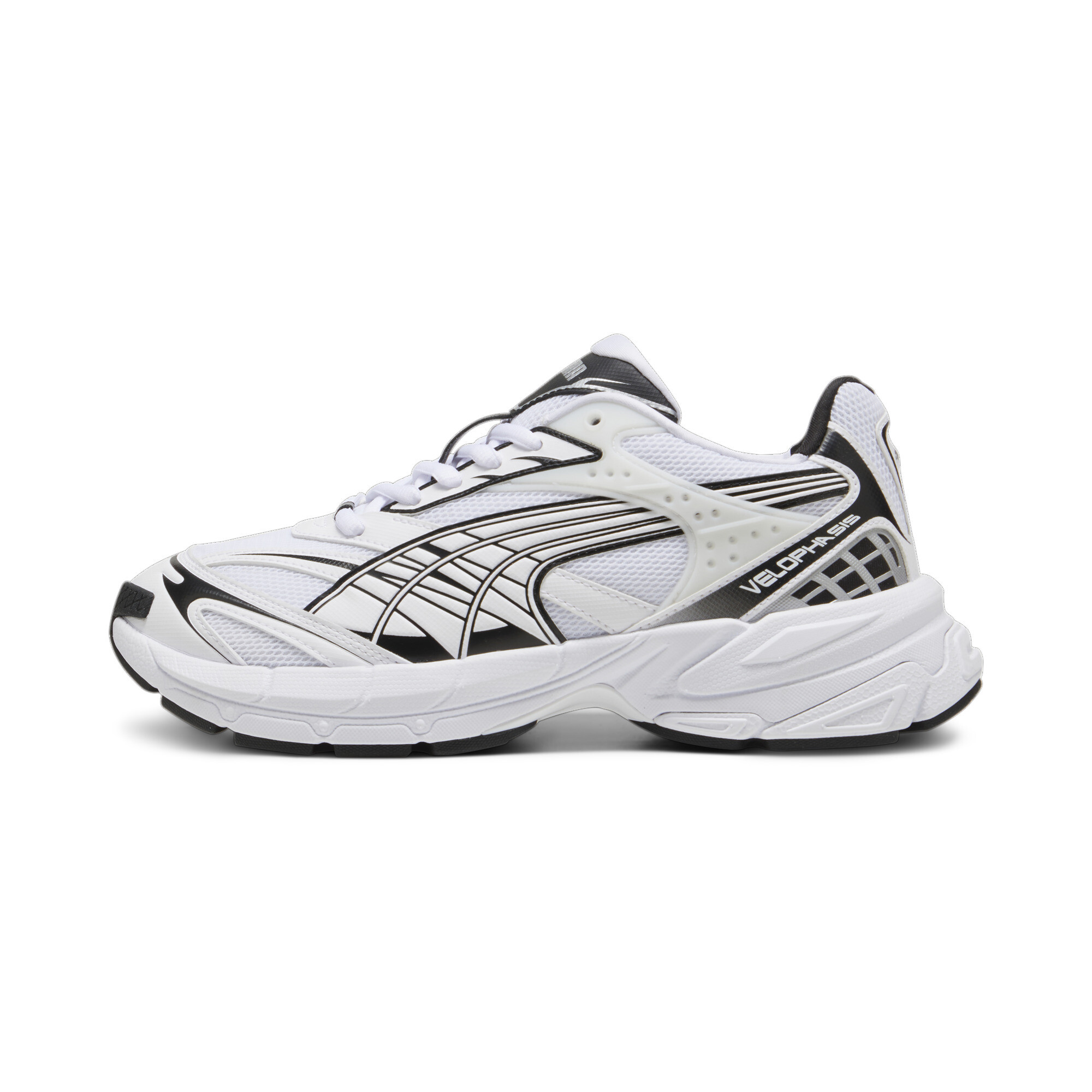 Men's PUMA Velophasis Always On Sneakers In White, Size EU 45