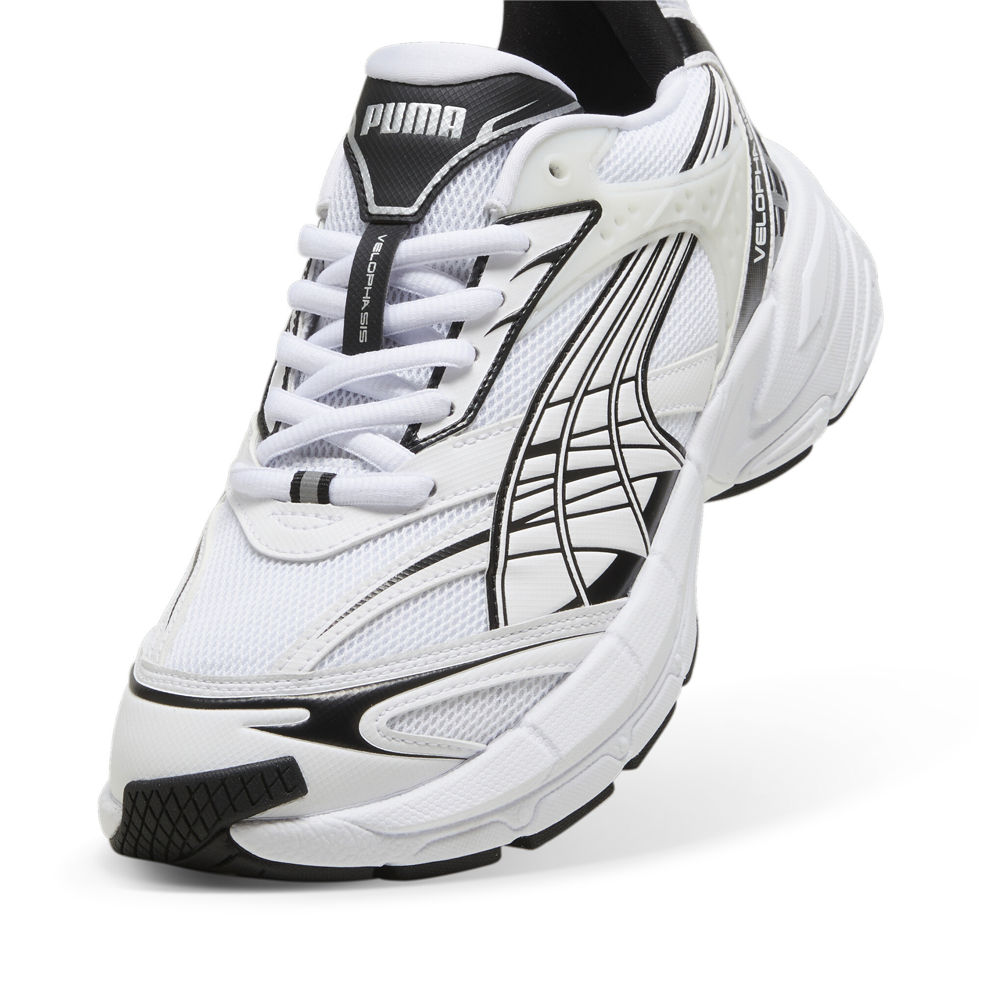 Men's PUMA Velophasis Always On Sneakers In White, Size EU 45