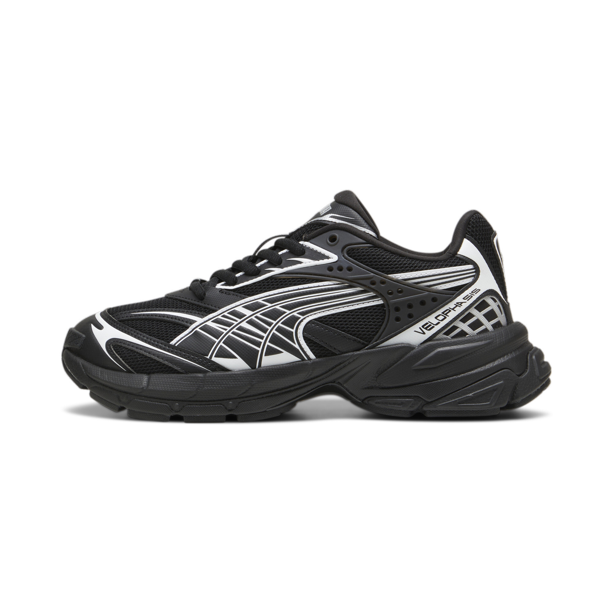 Men's PUMA Velophasis Always On Sneakers In Black, Size EU 40