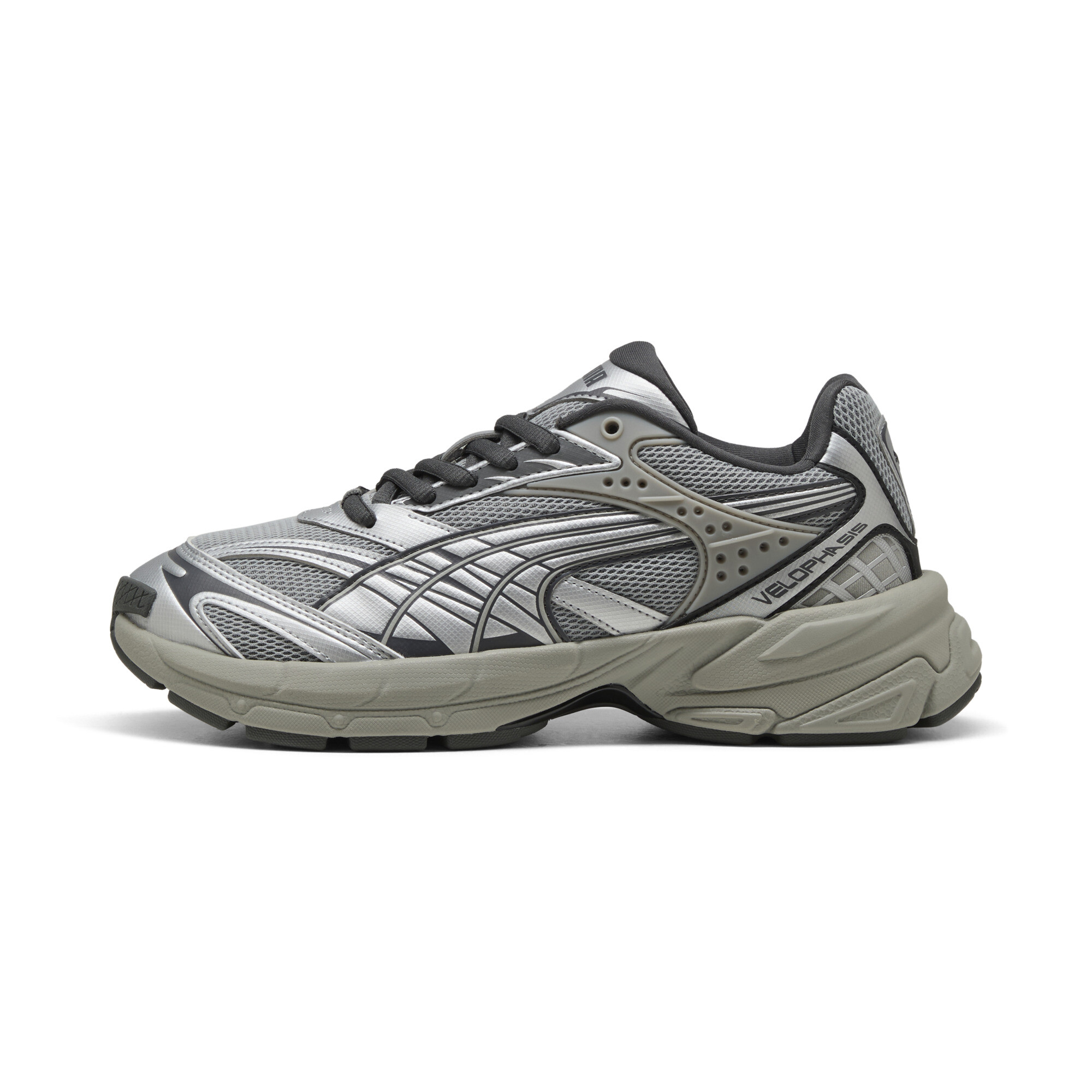 Puma Velophasis Always On Sneakers Schuhe | Mit Plain | Smokey Gray/Silver | Größe: 39