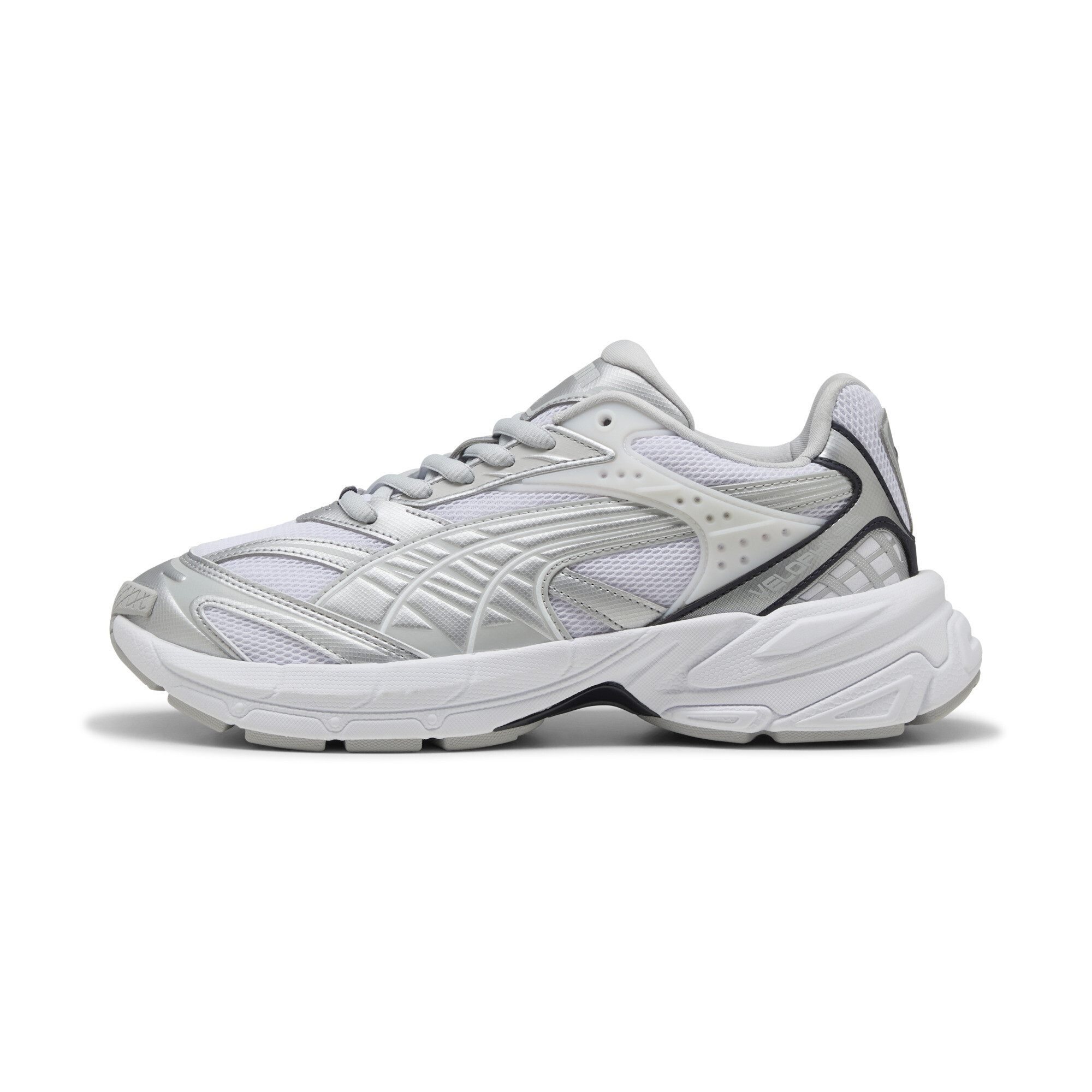 Puma Velophasis Always On Sneakers Schuhe | Mit Plain | White/Silver/New Navy | Größe: 48