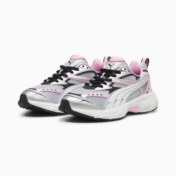 Zapatillas PUMA Morphic Athletic, Feather Gray-Pink Delight-PUMA White, large-ARG