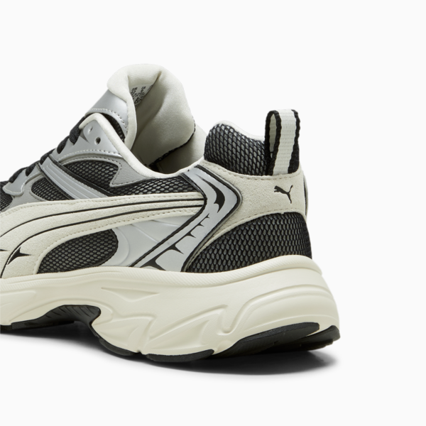 PUMA Morphic Retro Sneakers, PUMA Black-Frosted Ivory, large-ZAF