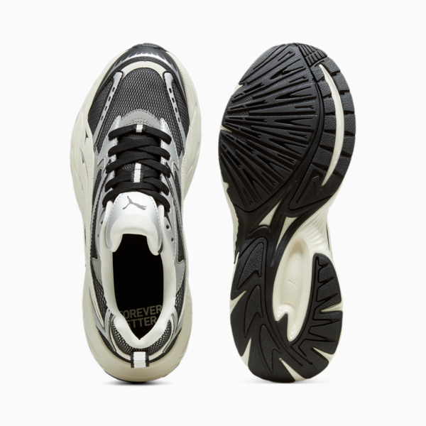PUMA Morphic Retro Sneakers, PUMA Black-Frosted Ivory, large-ZAF