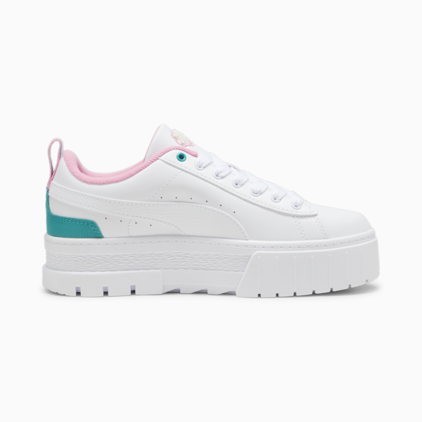 Mayze Retro Resort Women's Sneakers, PUMA White-Sparkling Green, large-ZAF