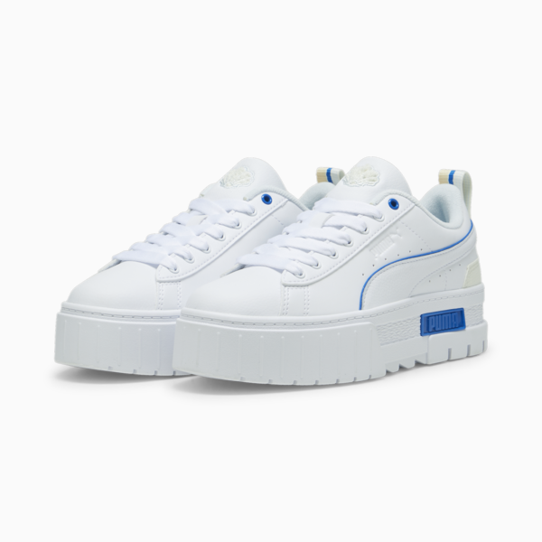 Mayze Retro Resort Women's Sneakers, PUMA White-PUMA Team Royal, large-ZAF