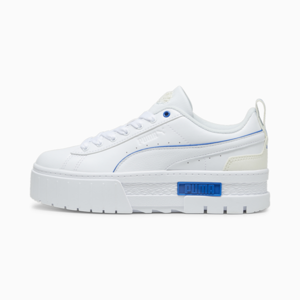 Mayze Retro Resort Women's Sneakers, PUMA White-PUMA Team Royal, large-ZAF