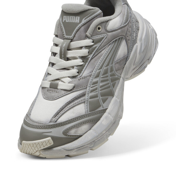 Womens gray puma shoes discount