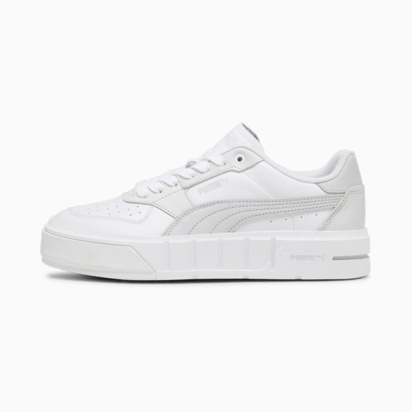 Zapatillas Cali Court Lth para Mujer ADP, PUMA White-Cool Light Gray, large-ARG