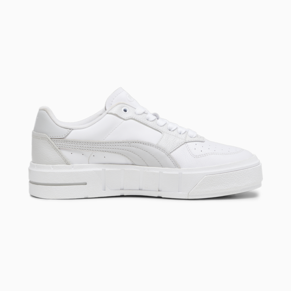Zapatillas Cali Court Lth para Mujer ADP, PUMA White-Cool Light Gray, large-ARG