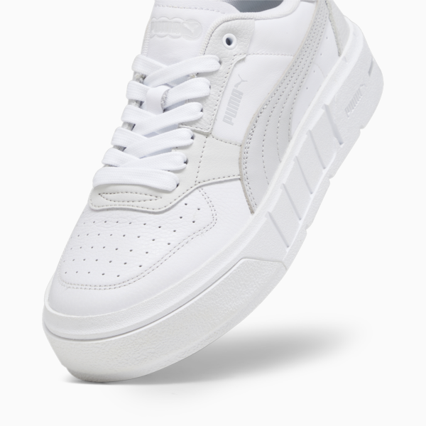 Zapatillas Cali Court Lth para Mujer ADP, PUMA White-Cool Light Gray, large-ARG