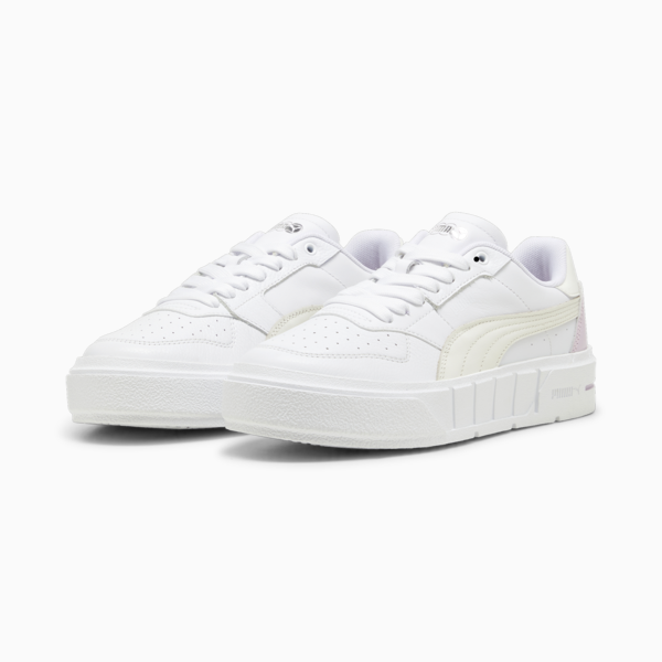 Zapatillas Cali Court Lth para Mujer ADP, PUMA White-Grape Mist, large-ARG