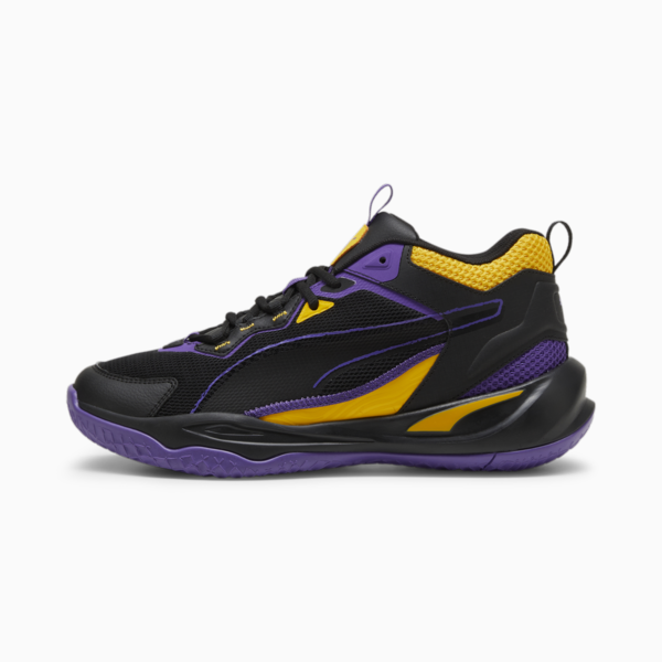 Zapatillas Playmaker ADP, PUMA Black-Team Violet-Yellow Sizzle, large-ARG