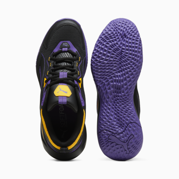 Zapatillas Playmaker ADP, PUMA Black-Team Violet-Yellow Sizzle, large-ARG